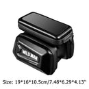 Waterproof Hard Bike Bag Frame Front Head Top Tube Cycling Bag Case Pouch
