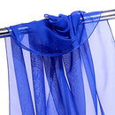 Women's Scarf Long Solid Color Chiffon Shawl Wrap Scarves Beach Soft Sun Pr J8T2