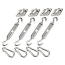 Awning Attachment Set Heavy Duty Sun Shade Sail Installation Stainless Stee Q6M1