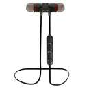 M5 Wireless Bluetooth Earphones Magnetic Attraction Headset w/Mic (Black) A
