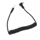 2.5mm to Male Flash PC Sync Cable Cord with Screw Lock -Spring