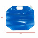 Foldable water can 10 liters blue W6Z6