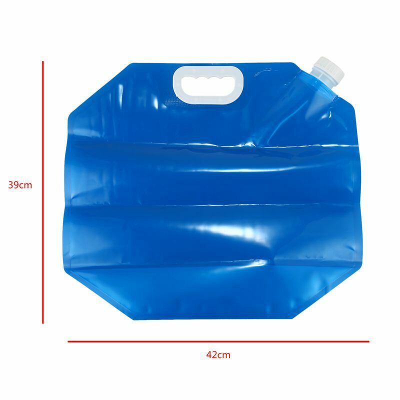 Foldable water can 10 liters blue W6Z6