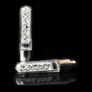 Double-side Cycling Bike Bicycle Tire Blue Led Flash Light Letter Change