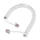 6.5FT Telephone Handset Phone Extension Cord Curly Coil Line Cable Wire -Q