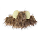 Pet Emulation Lion Hair Mane Cute Ear Pet Hat Cat Dog Cap Headband Headwear