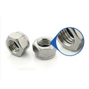 M3 x 0.5mm 304 Stainless Steel Nylock Nylon Insert Hex Lock Nuts 50pcs O5O1