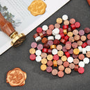 100pcs Retro Octagon Sealing Wax Grain Fire Painting Pill Stamping Envelope