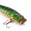 1x 8cm 14g fishing lures hard baits artificial popper crankbait wobblers bait ES