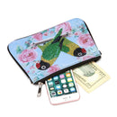 5D Diamond Parrot Painting Clutch Bag Leather Purse Handbag DIY For Women Zipper