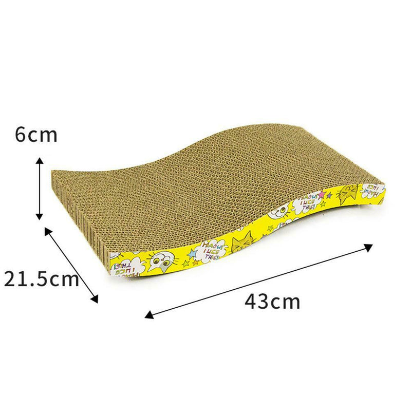 Corrugated Paper Cat Pads Cat Scratch Board Bed Mat Kitten Scratching Toys