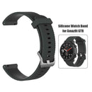 Silicone Wrist Strap Watch Band w/Buckle for Amazfit GTR 42mm S (Grey) A