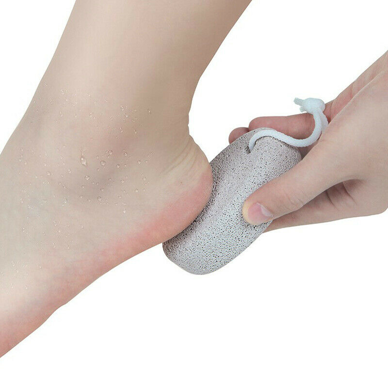 Foot Clean Tool Hard Skin Callus Remover Scrub Bath Ellipse Pumice Feet St Gw