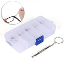 Tiny Screws Nut + Screwdriver Watch Eyeglass Glasses Repair Tool Set Kit FT