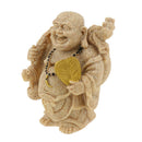 Sandstone Maitreya Happy  Buddha Statue Marble Sculpture Handmade Decor