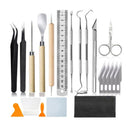 22 IN 1 Basic Supplies Homeschool Scrapbook Crafts Accessories Blade Craft Set