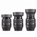 52MM 3-IN-1 Lens Hood Lens for EOS; Nikon, Pentax, Sony, Sigma and other Ca T8N7