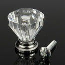 12x Acrylic Crystal Door Knobs Drawer Cabinet Furniture Kitchen Handle New