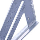 7inch Multi-functional Triangle Angle Protractor Cast Aluminum Measuring Tool