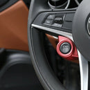 2Pcs Engine Start Stop Push Button Frame Cover for Alfa Romeo Giulia Stelvi