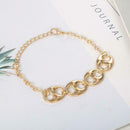 3pcs/Set Boho Round Disc Women Beach Bracelet Fashion Chain Bangle Jewelry
