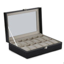12 Grid Watch Display Case Wrist Watch Storage Box Jewelry Storage Organize