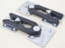 2 Pcs Sofa Couch Sectional Furniture Connector Joint Snap Alligator Style V2H1