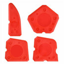 12pcs/Set Silicone Angle Scraper Caulking Glass Shovel Shovel Cleaning Tools