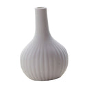 2 Pieces White Ceramic Vase Ornamental Flower Vase Home Centerpieces Decor
