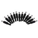 50pcs 5.5 mm x 2.5 mm Center Pin Male Solder DC Power Plug Connector Adapter