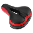 Mountain Bicycle Saddle Cycling Big Wide Bike Seat red&black Comfort Soft G