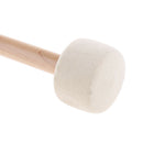 Bass Drum Mallet Drumstick Wool Felt Head Wood Handle Drum Replacement Parts