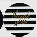60pcs thank you love you Adhesive Baking sealing label For Party Gift Bag Decorï¼