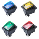 4pcs 4 Pin 2 Position Rocker Toggle Switch Waterproof High Quality