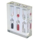 Clear Acrylic Sand Glass Hourglass Timer 1+2+3 Min Tea/Cafe Children Gifts