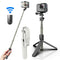 Selfie Stick, All in 1 Portable Selfie Stick Tripod with Bluetooth Remote, for