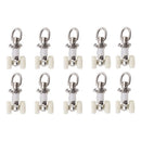 10pcs Silent Curtain Track Glider Sliding Roller Hanger Gliding Runner 26mm