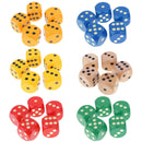 5Pcs 3cm D6 Six Sided Dice for   RPG MTG Gaming Toys Orange
