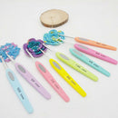 8pcs Crochet Hook Aluminum Knitting Needles Weave Craft Yarn Crochet Nee  Jf Gw