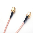 6.5" RF Coaxial SMA Male To SMA Male Connector WIFI Extension Pigtail Cable 1Pcs