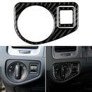 Headlight Switch Button Carbon Fiber Stickers For Volkswagen Golf 7 Gti Mk7