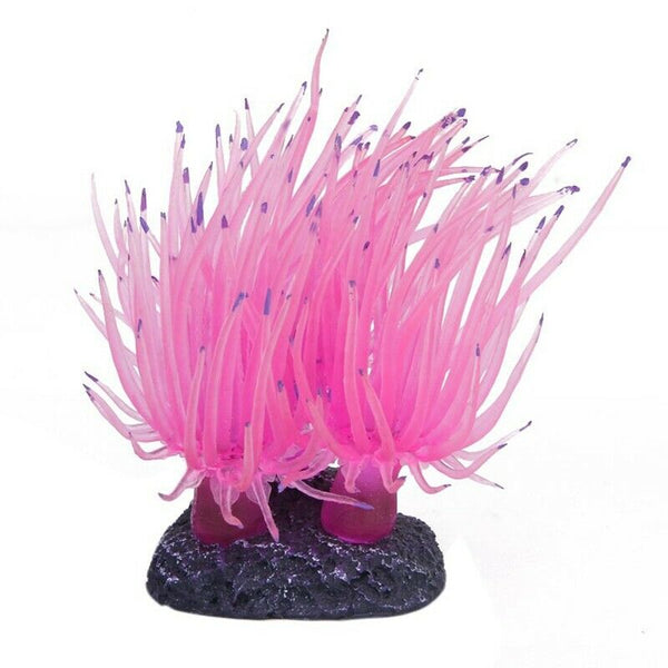 Artificial Coral for Fish Tank Aquarium Decoration (Pink) L9D6