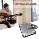Electric Guitar Neck Plate Telecaster Guitar Neck Joint Board with 4 Screws