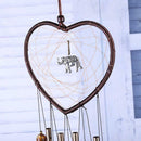 F3 Sliver Elephant Wind Bell Wind Chimes Home Decor Gift Hanging Ornaments