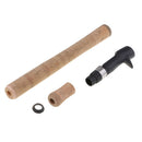 Fishing Rod Cork Handle DIY Straight Handle Pole Cork Handle Set