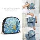 DIY Peafowl Special Shaped Diamond Painting Leather Chain Crossbody Bags