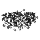 100 Pieces Housing Guide S Buckle Black Bike Cable Clamp