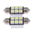10 X Decoding Pointed Reading Lamp 36MM 5050 6smd License Plate Lights