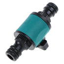 1pc 3/4'' 2 Way Garden Lawn Watering Hose Quick Connector with Shut Off Va FT