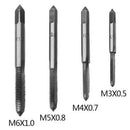 9pc T-Wrench Hand Screw Thread M3-M6 Taps Reamer Taper Set Twist Drill Bits SDFG